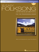 15 Easy Folksong Arrangements Vocal Solo & Collections sheet music cover